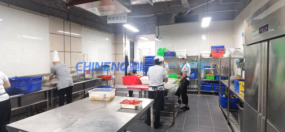 某大學第五食堂廚房工程加工區